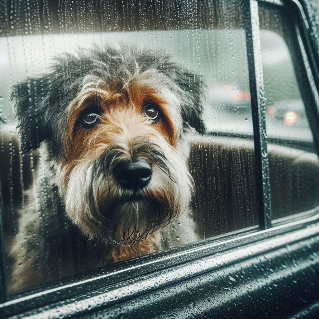 I want to play with the kids, but it's Raining 🐶🐶