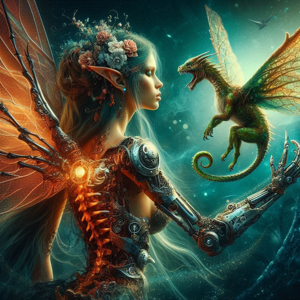 Mech Fairy #3  by @Queen_Asha