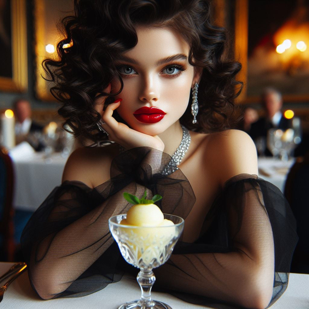 What a refreshing lemon sorbet