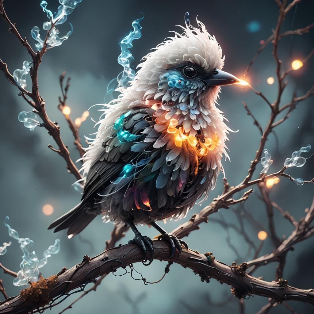 Chaos bird - AI Generated Artwork - NightCafe Creator