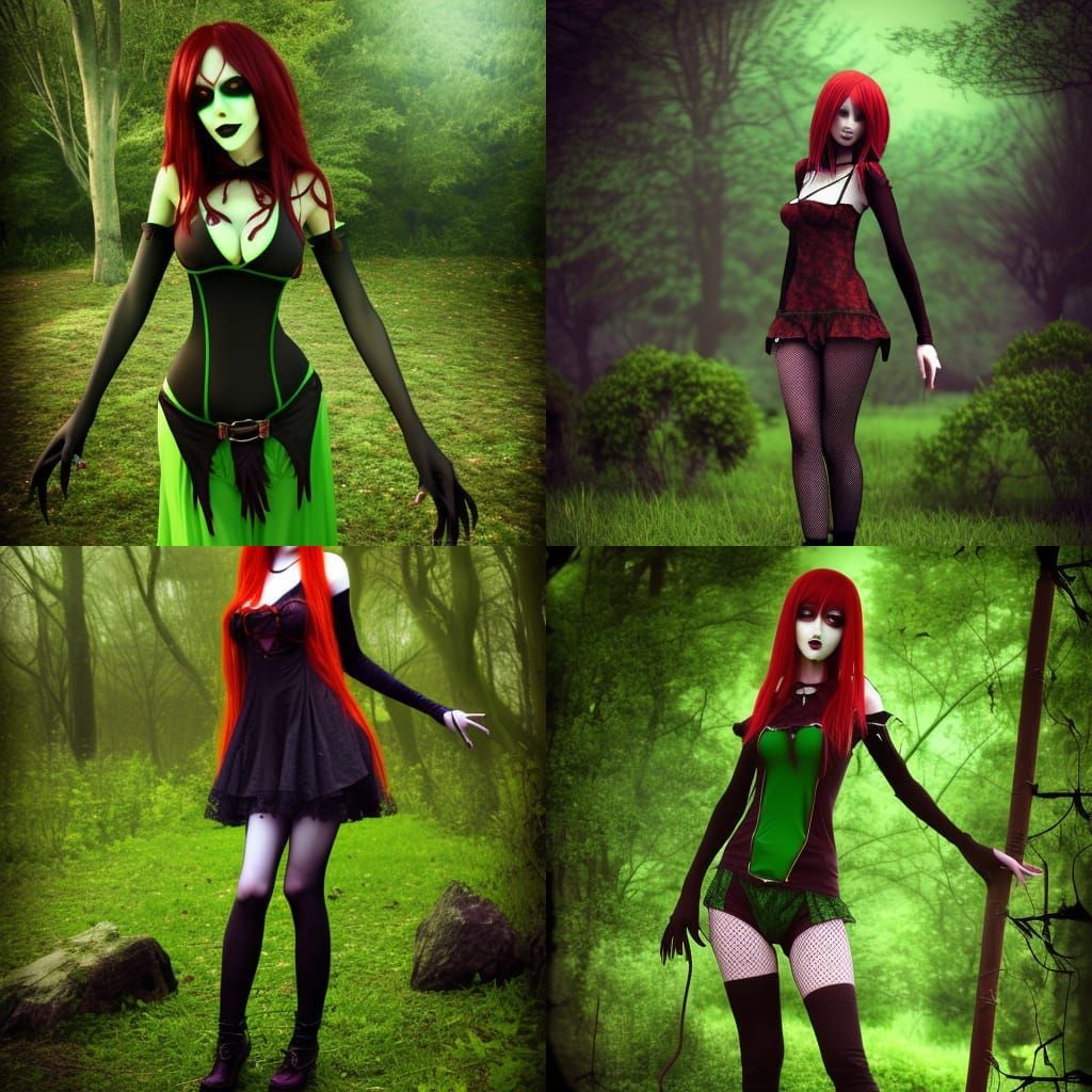 Gothic Druids in their natural enviroment