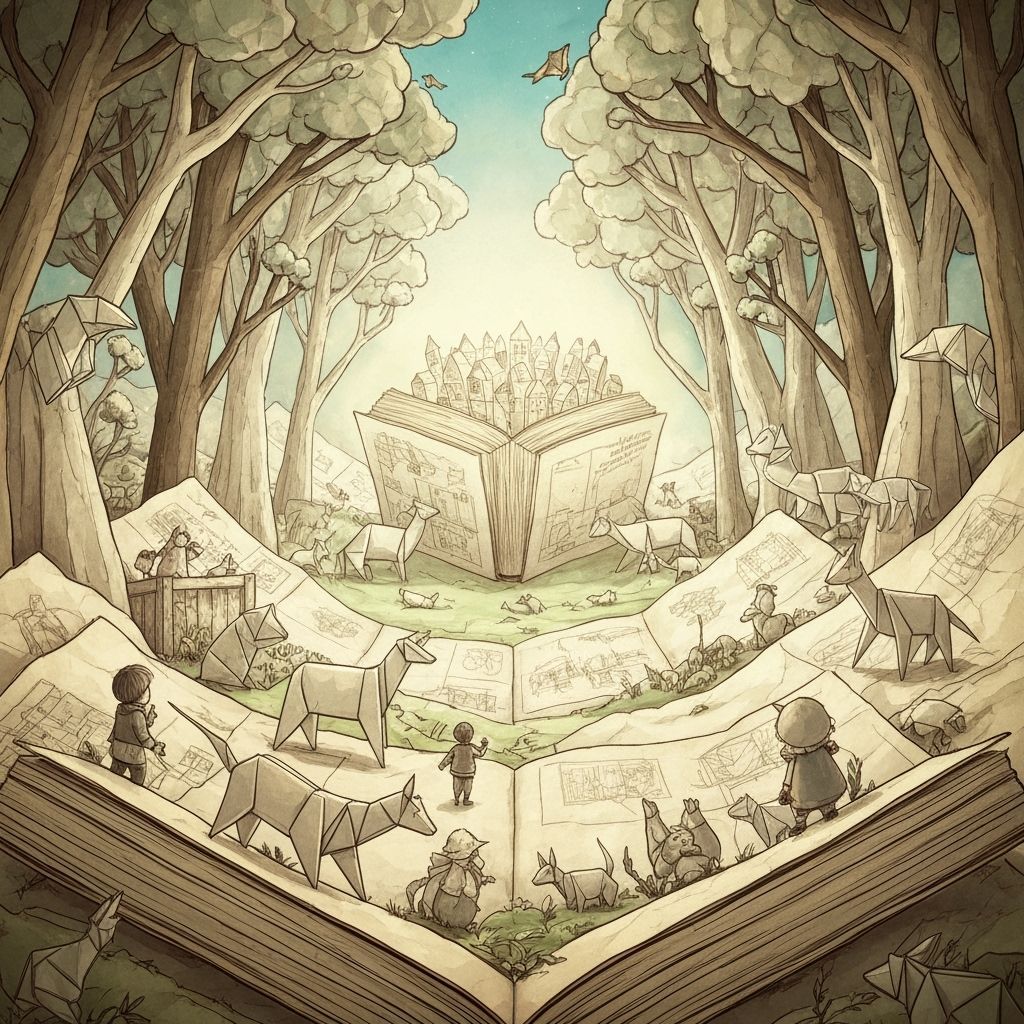 Origami Forest City: A Papercraft World of Wonder