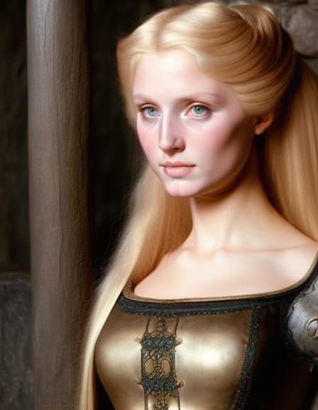 Gorgeous Medieval Blonde Woman Ai Generated Artwork Nightcafe Creator