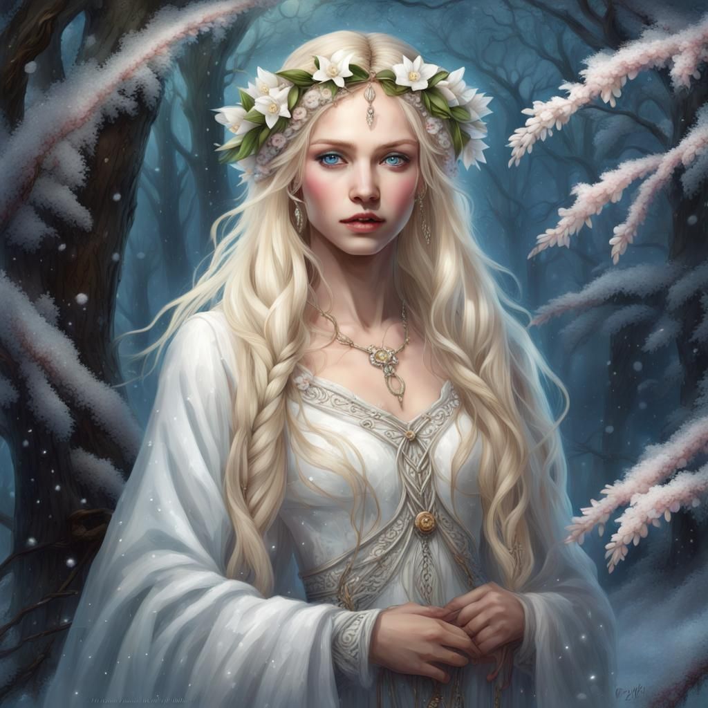 Frigga, all-mother goddess.