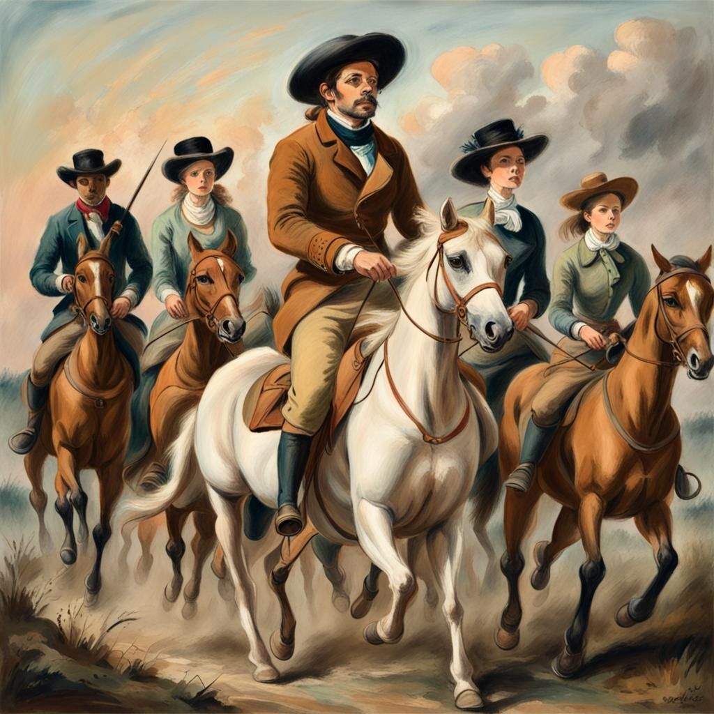 Hunting scene