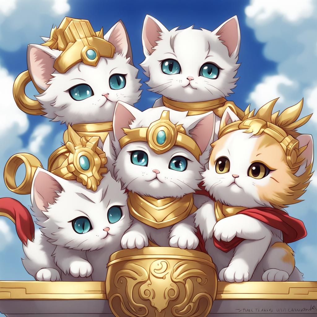 Kittens as gods