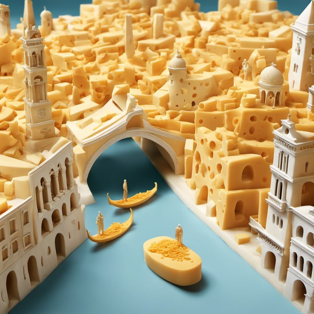 Cheese Venice  by @Oldboy