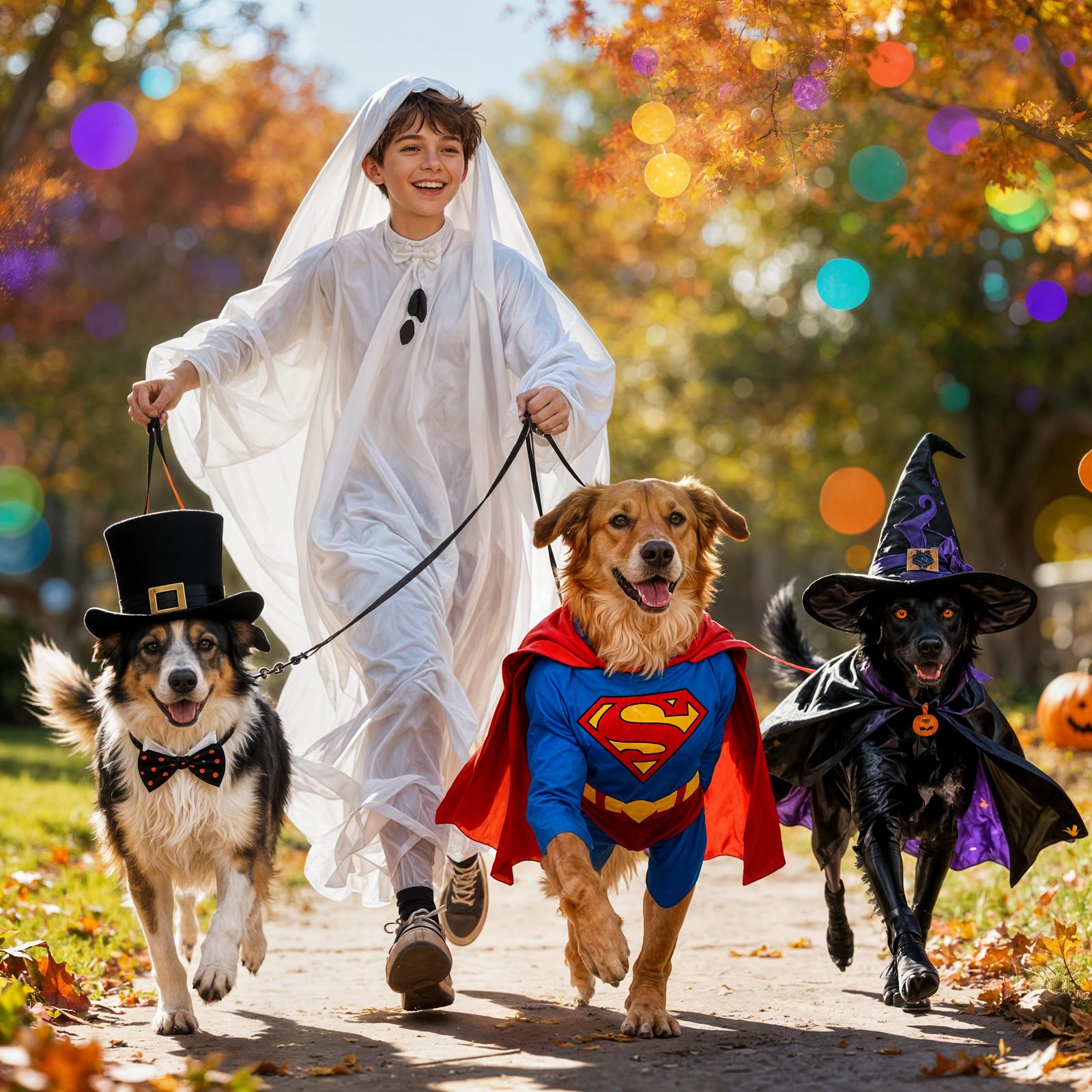 Just Walkin; The Dogs  by @undefined