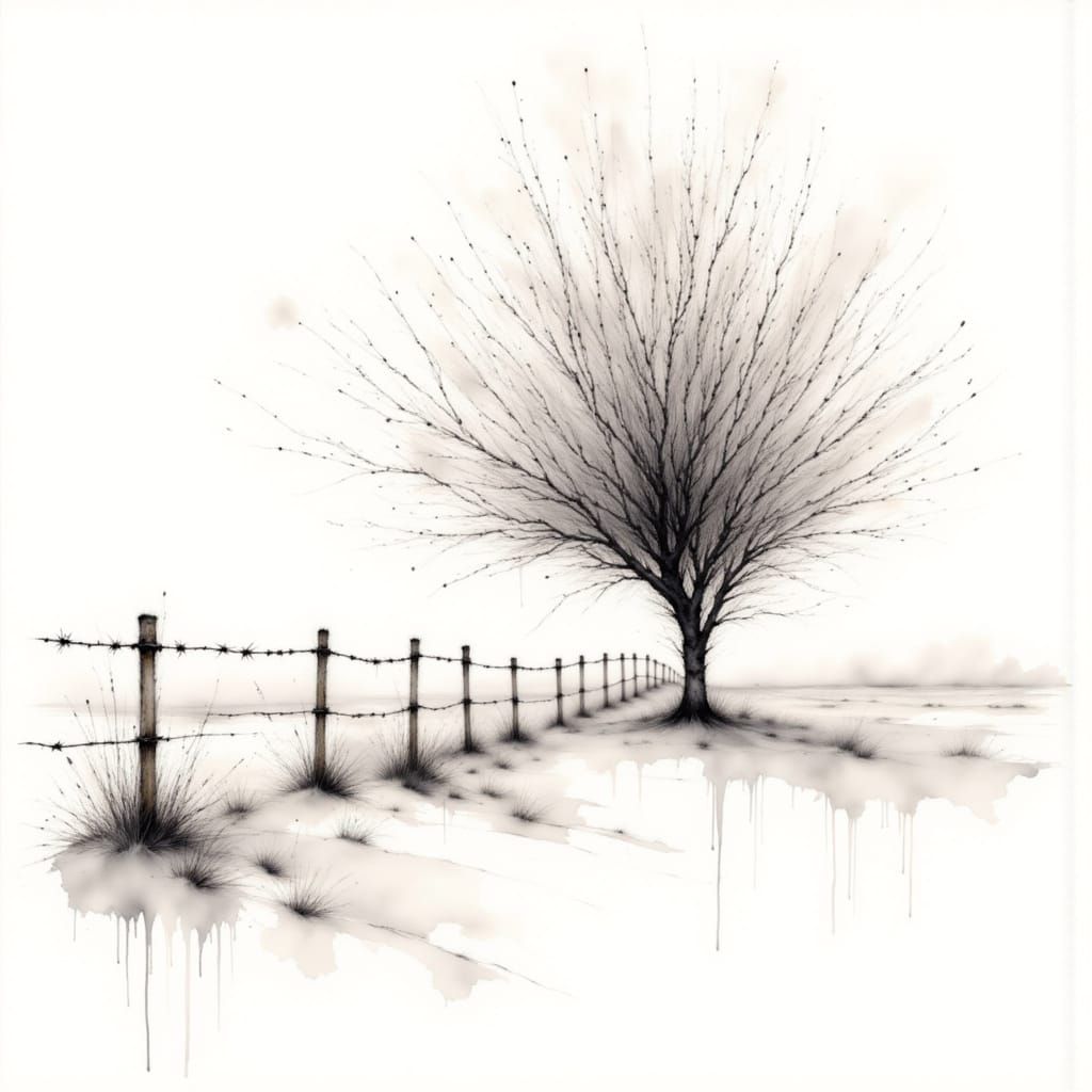 <lora:Watercolor Wash Fade:1.0> Extremely Loose abstract watercolor wash to white and rough texture urban sketch of a left aligned singular ...