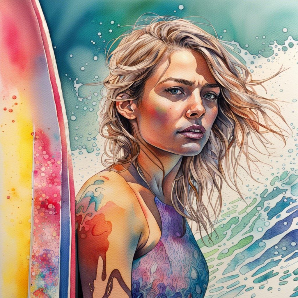 Surfer girl