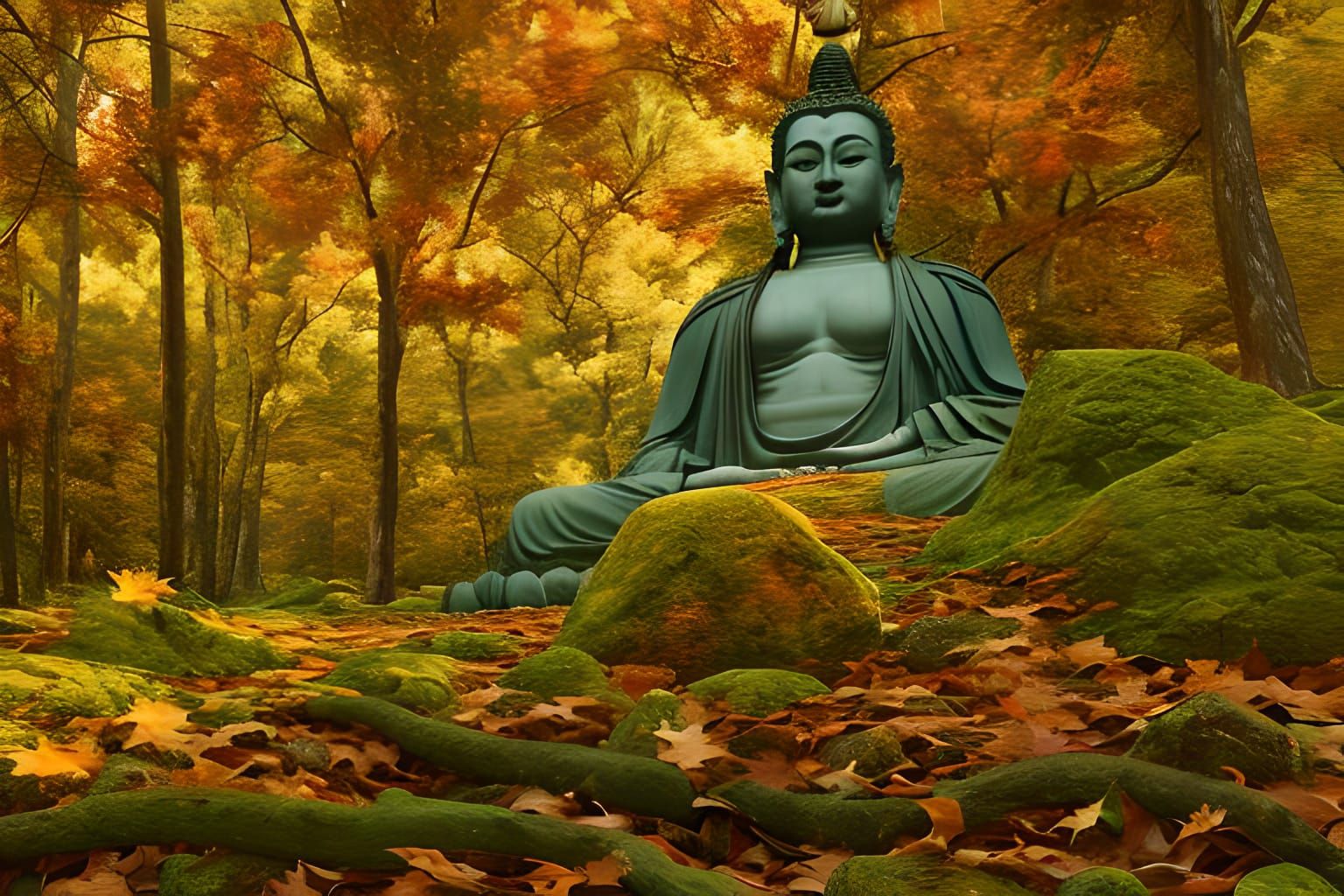 Buddha in the Woods