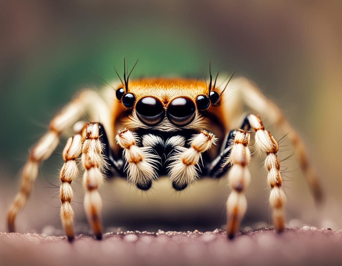 jumping spider  by @eva