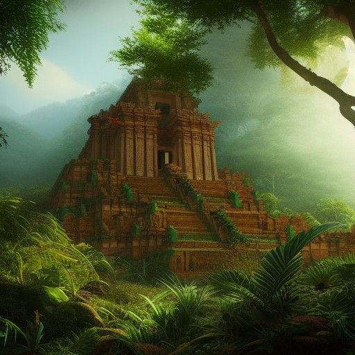 Temple in a Jungle