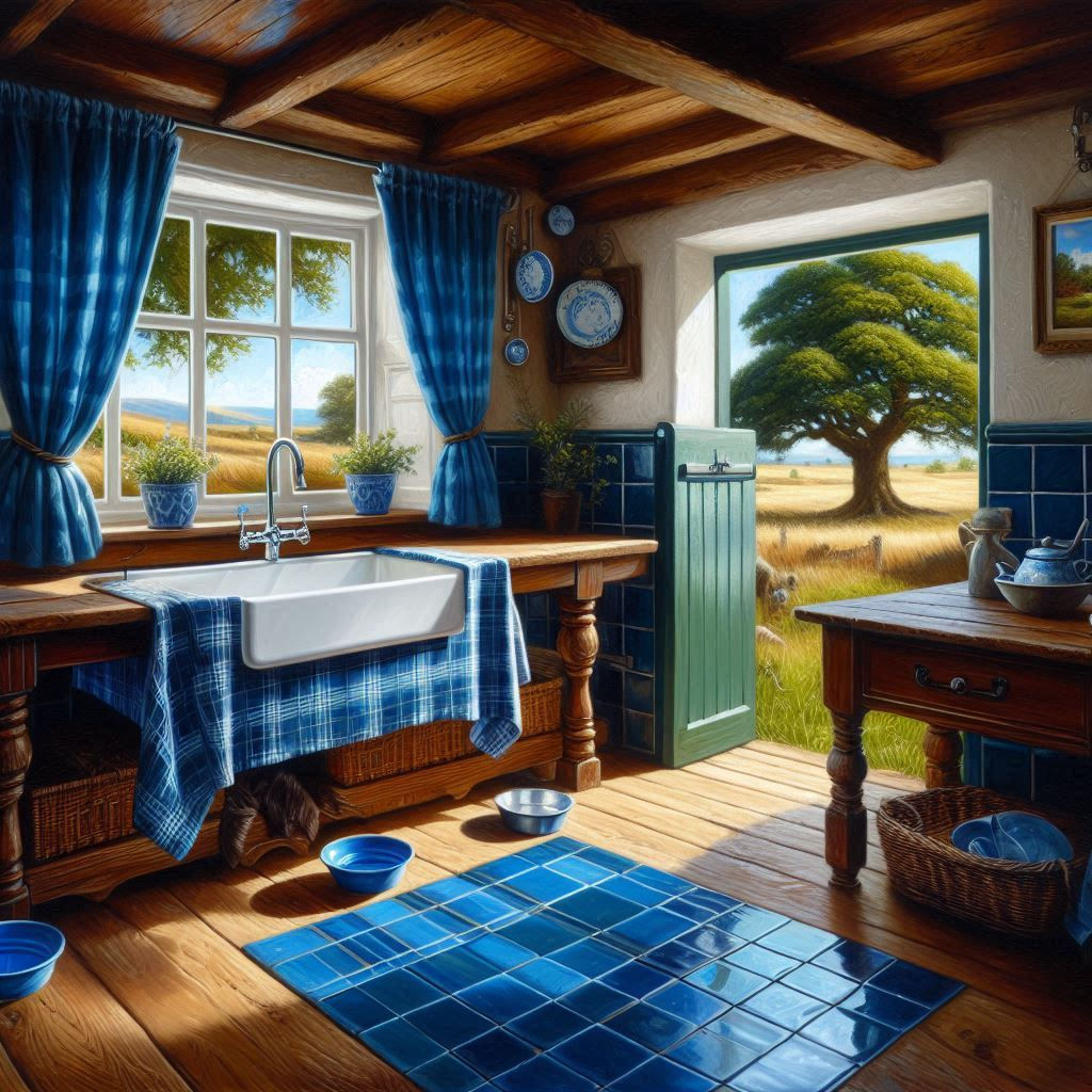 Country Tiled Kitchen