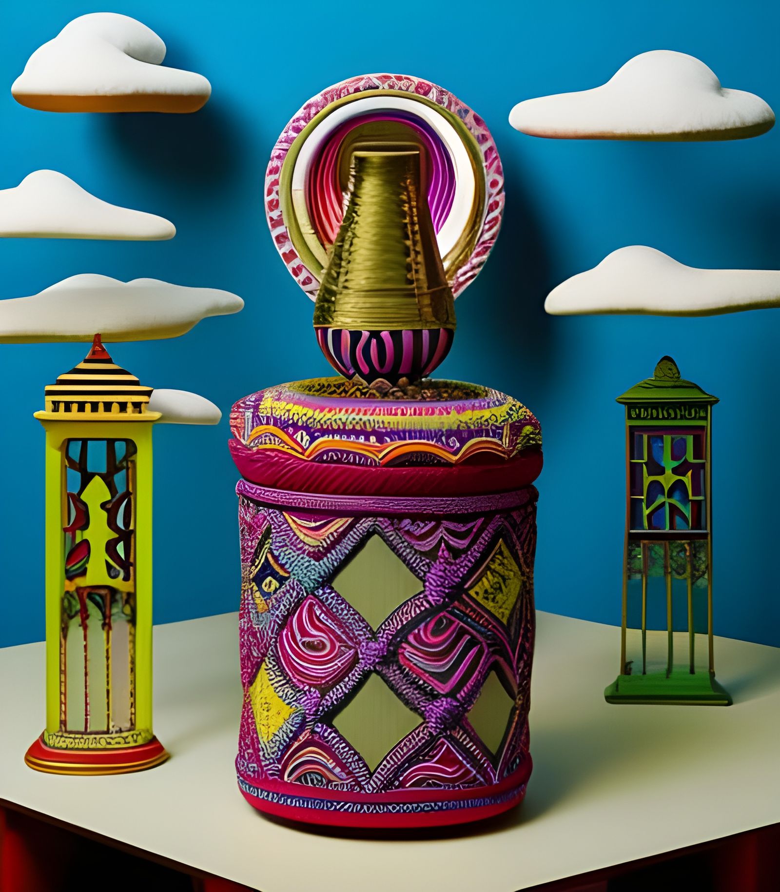 Virtual Art Installation at your Local Museum AI Generated Artwork NightCafe Creator