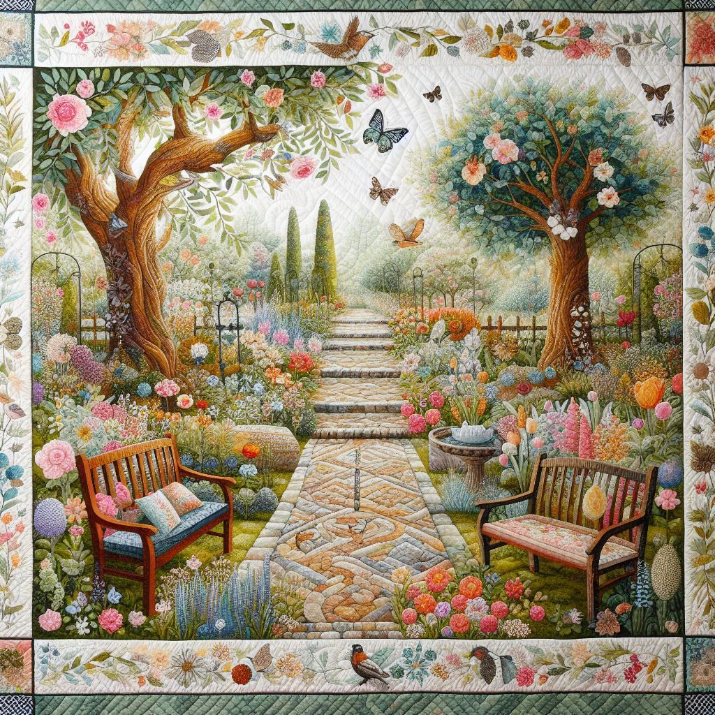 <lora:Vintage:1.0> English Garden