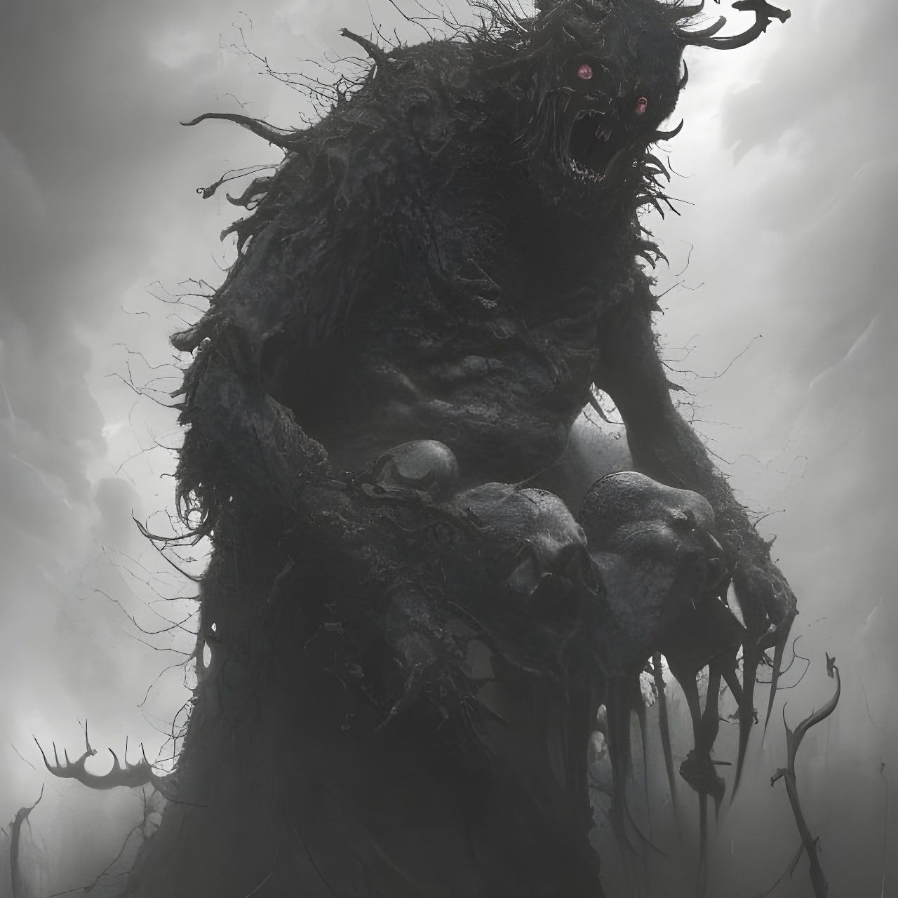 Demon of Sloth - AI Generated Artwork - NightCafe Creator