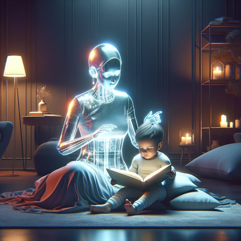 The Future in Holigrams… Babysitting   by @Kimber