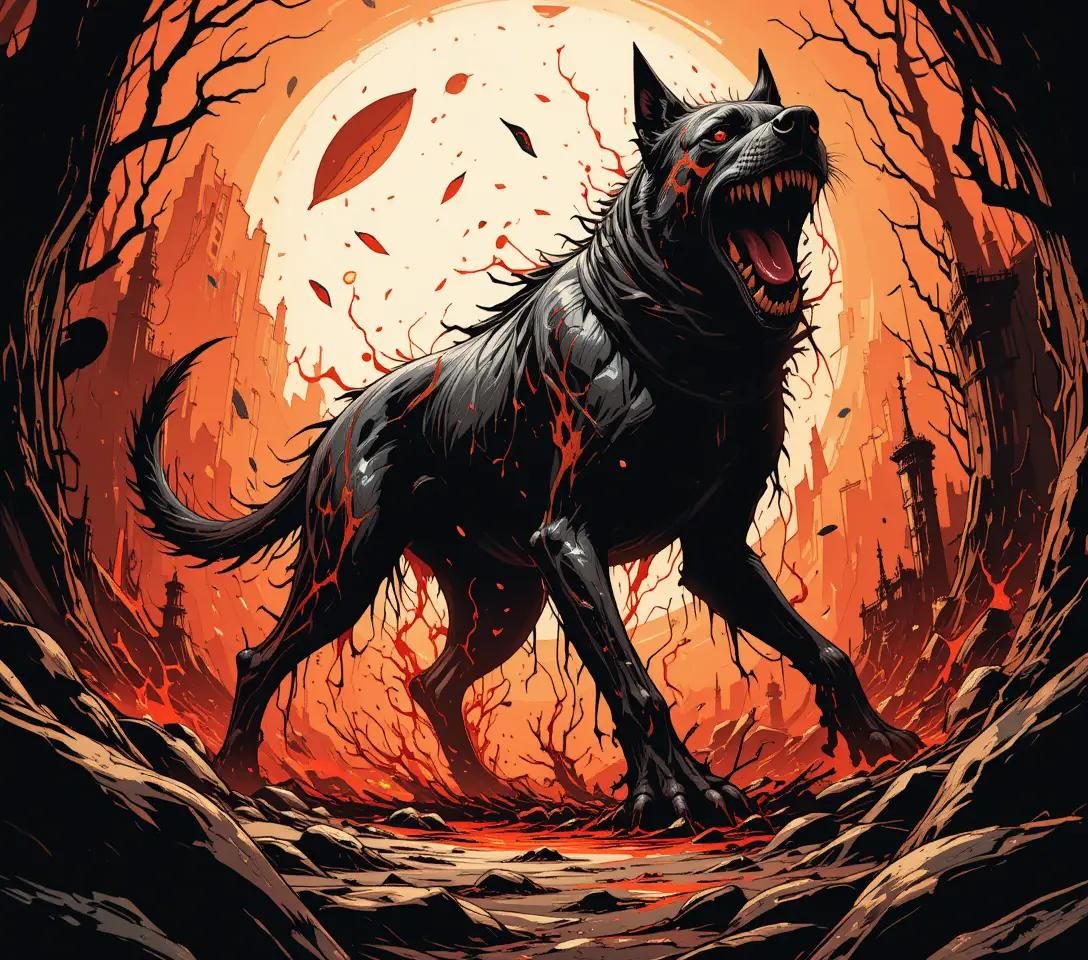 Hell Dog - Underworld horror - Dean Winchester - Super Natural