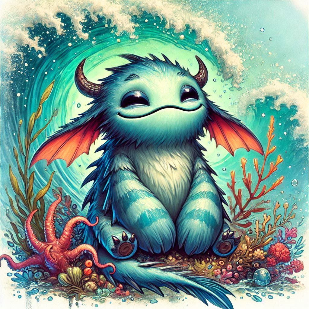 adorable fairy-tale fantasy creature portrait..
