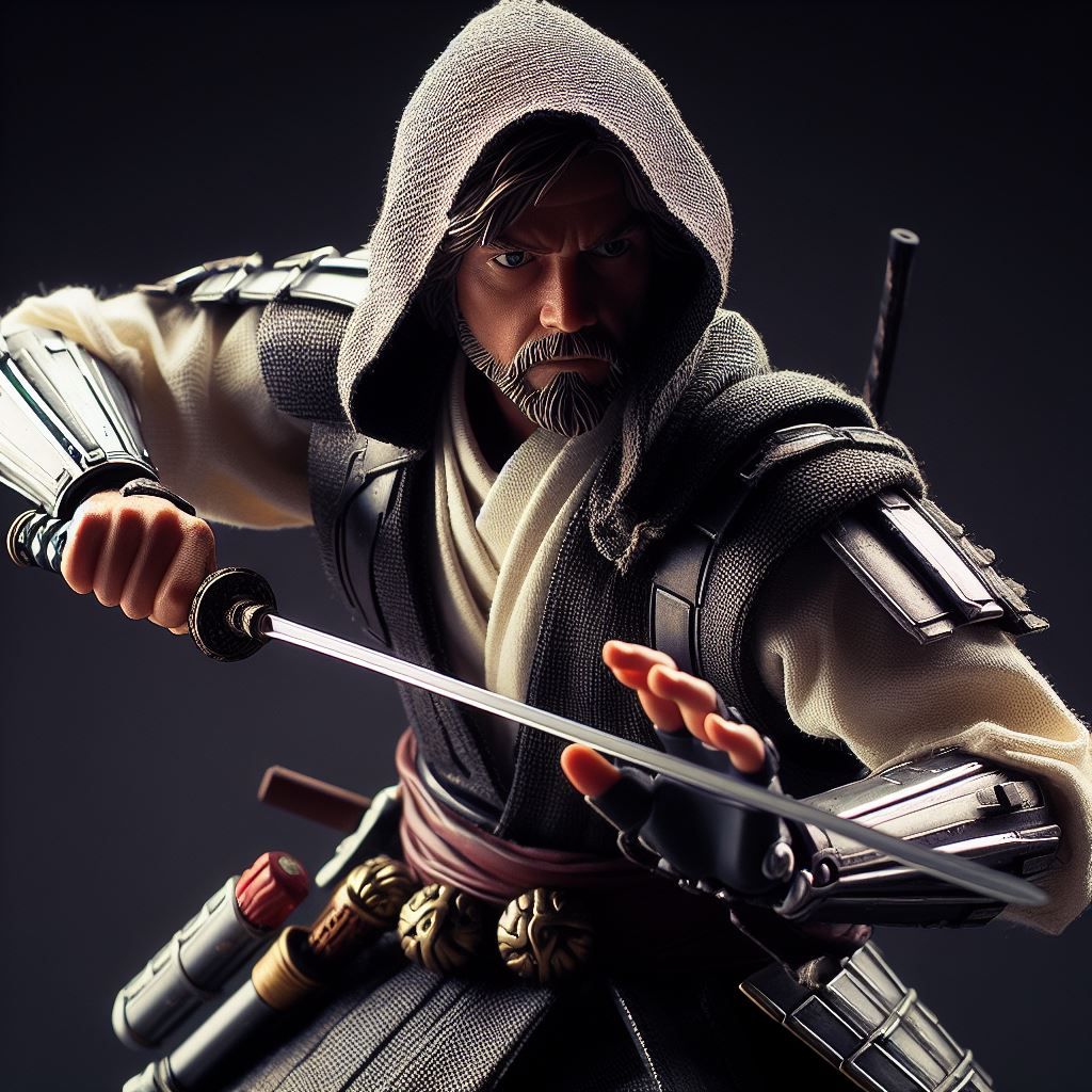 Luke Skywalker as a ninja warrior