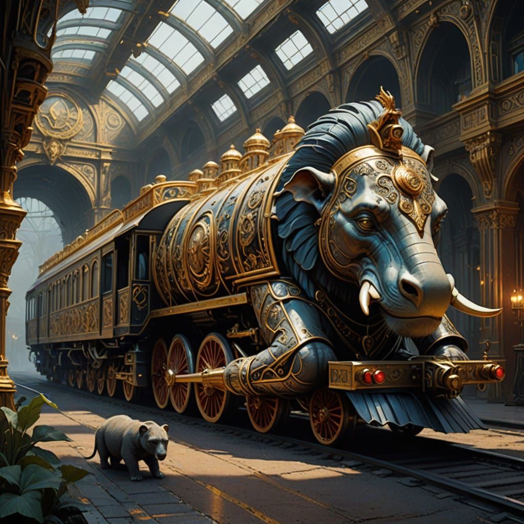 The magic Circus train has arrived!  by @Spring Tide