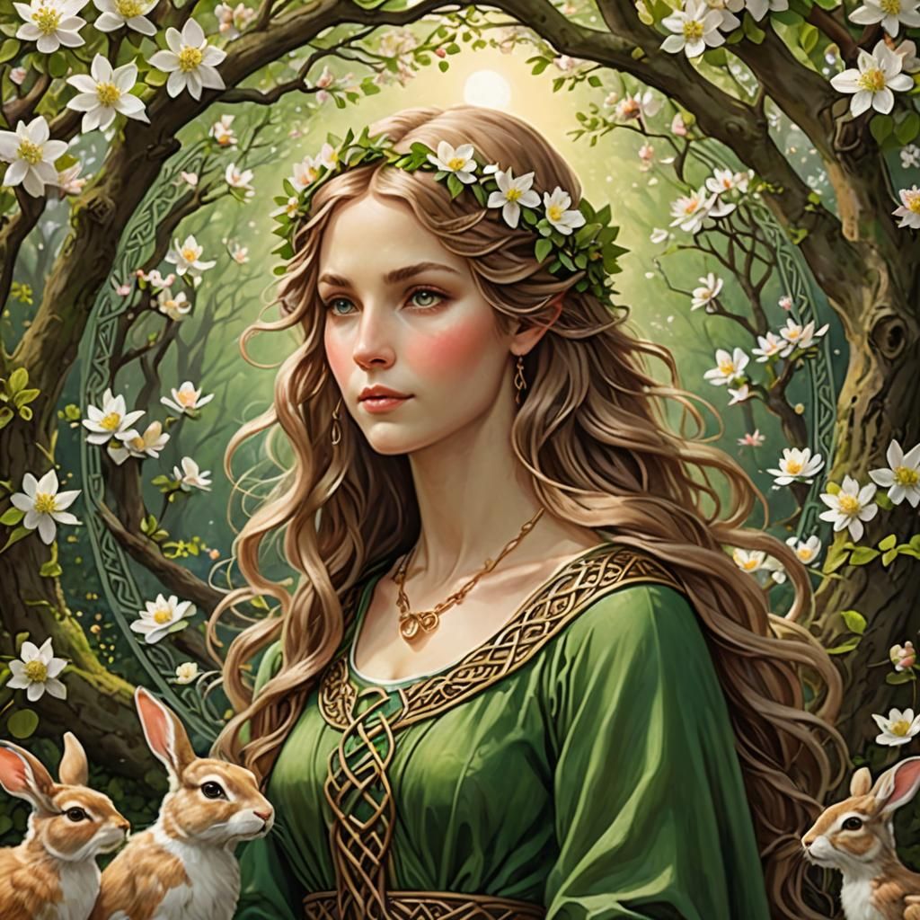 Ostara Celebration - AI Generated Artwork - NightCafe Creator