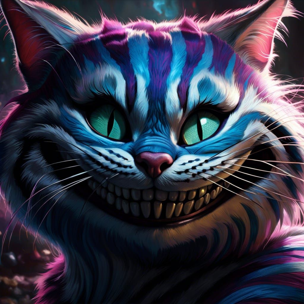 Cheshire Cat - Alice in Wonderland - AI Generated Artwork - NightCafe ...