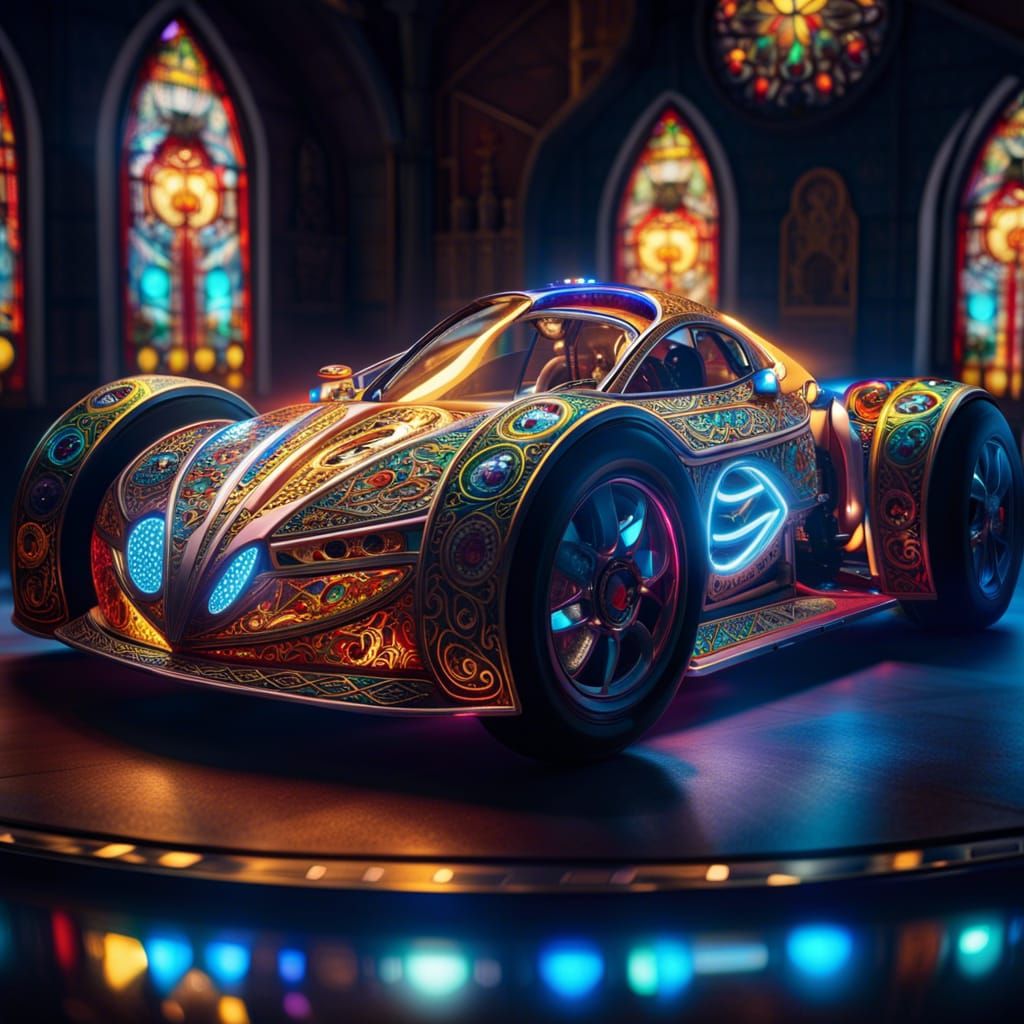 Stained Glass Coupe  by @El Nido