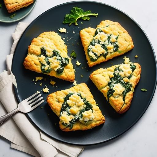 Scones with cheese and greens - AI Generated Artwork - NightCafe Creator