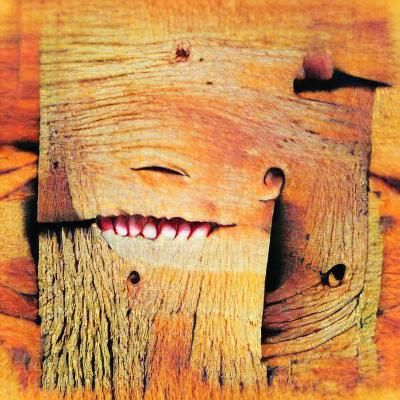 A simple smile - the thresher pile