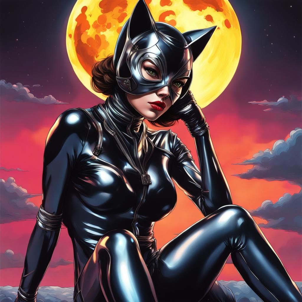 CAT WOMAN  by @ARTSY1