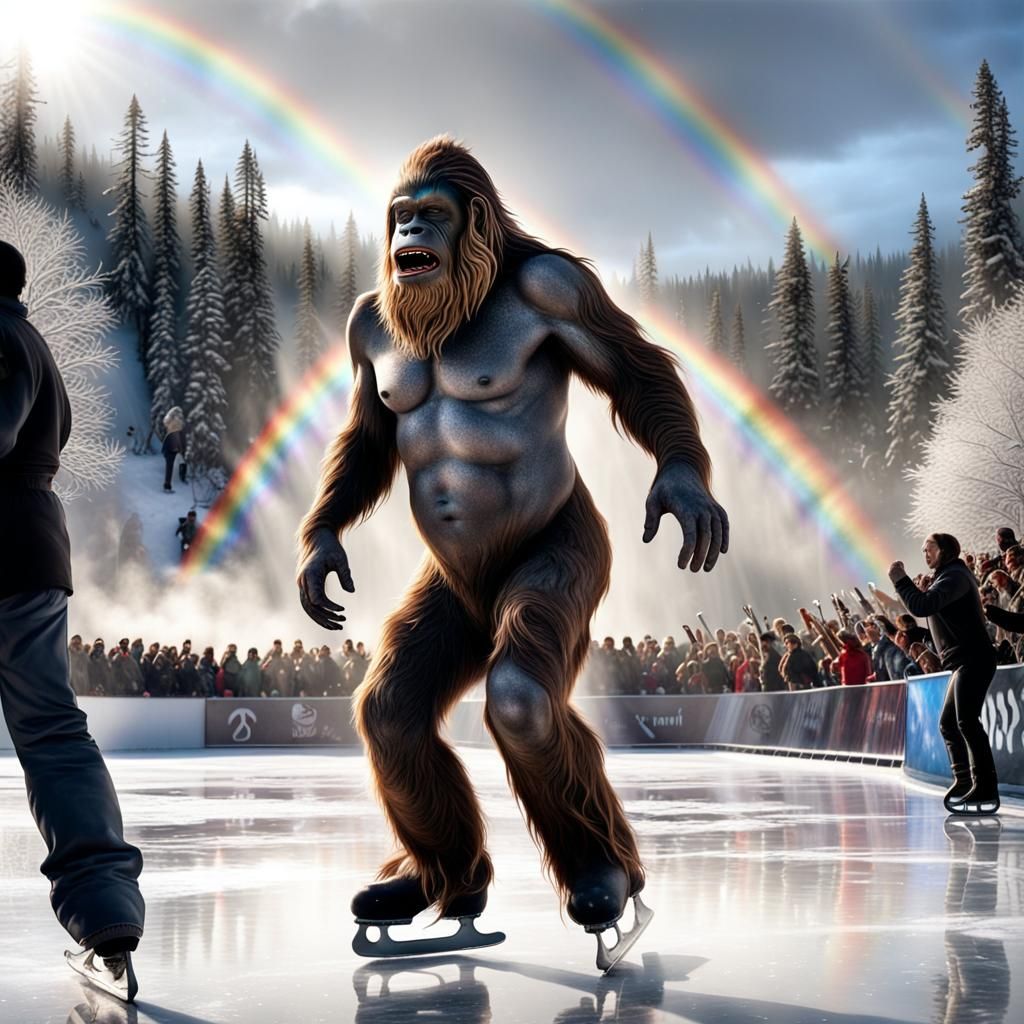 Winter Sports Ice Skating Sasquatch Competition
Audience che...