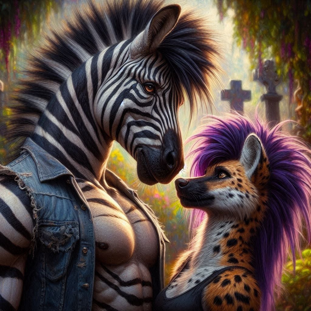 Her Denim Looks Good on Him