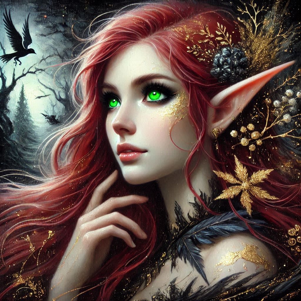 Portrait of a Beautiful fairy