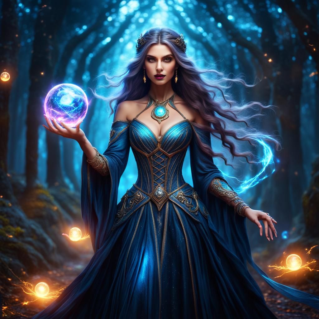 Sorceress - AI Generated Artwork - NightCafe Creator