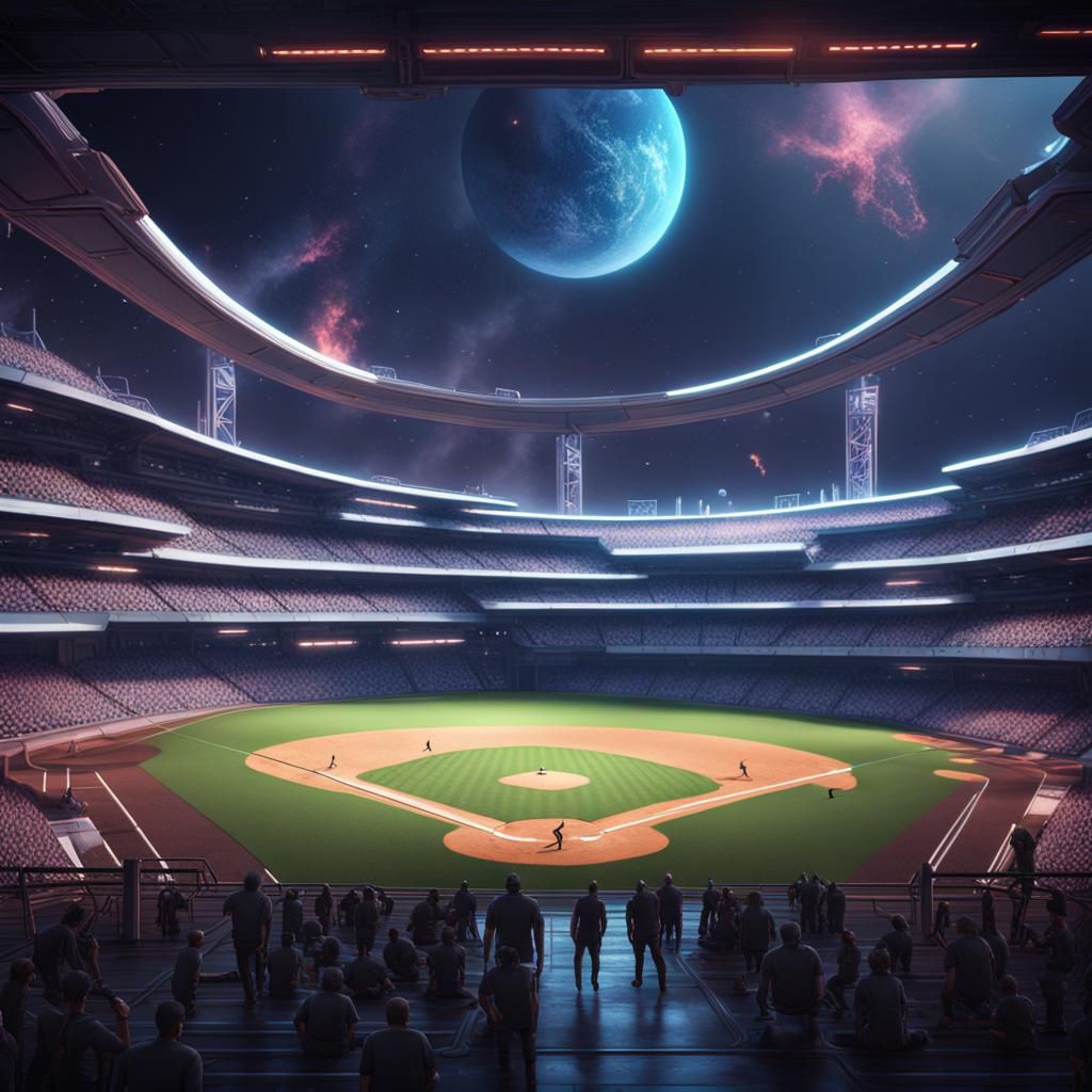 Insanely beautiful Intergalactic baseball game