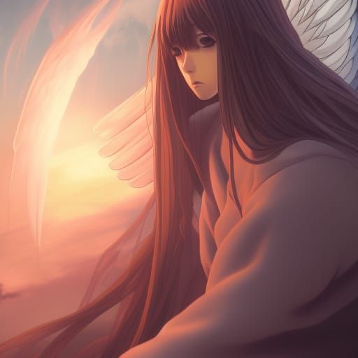 The angel of death, by artist "anime", Anime Key Visual, Jap...