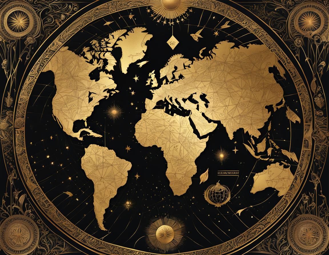 world map
