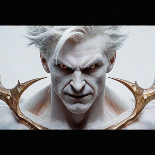 Ultradetailed photorealism live action portrait of determined super saiyan mastered ultra instinct omen full potential Anakin himself fighti...