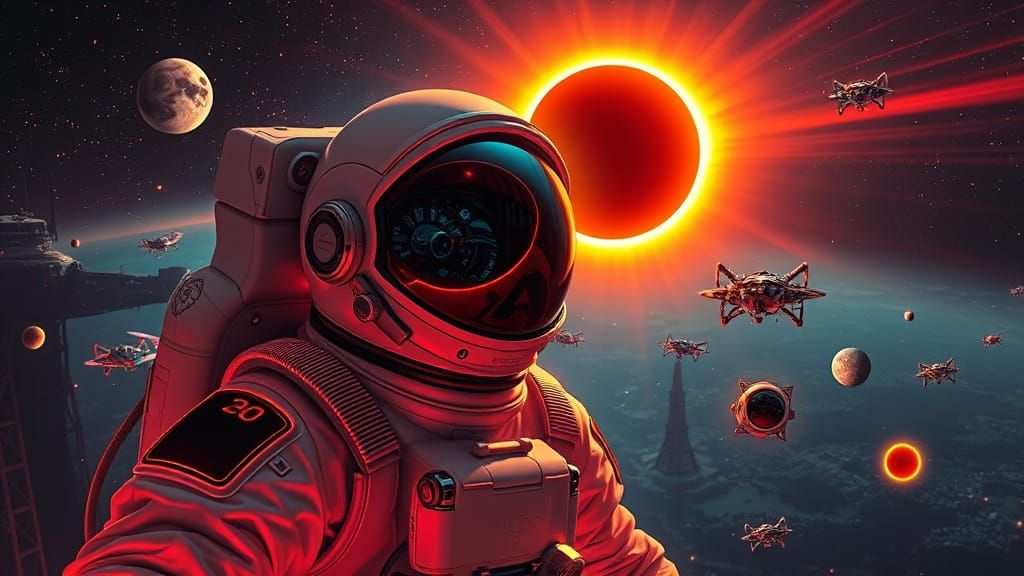  ASTRONAUTA  by @YESERAYE