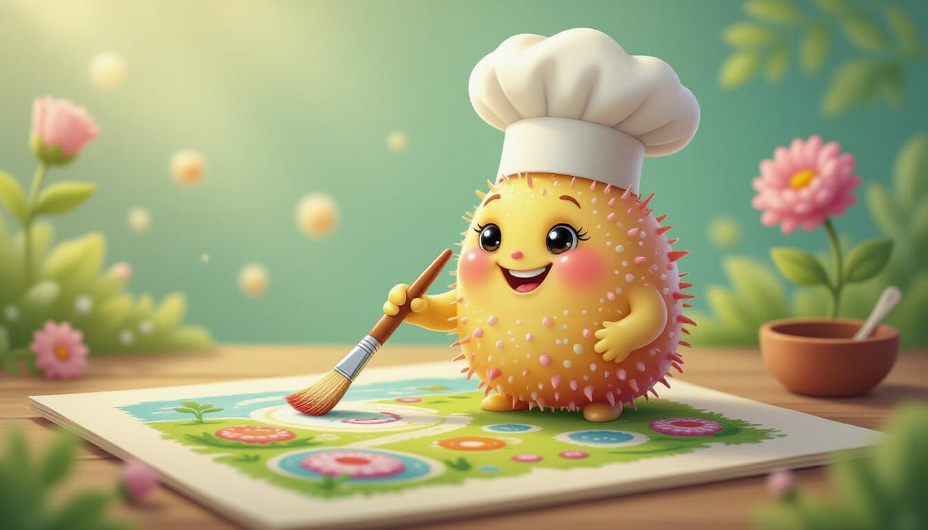 Microbe Artist at Work  by @Chilli Dip