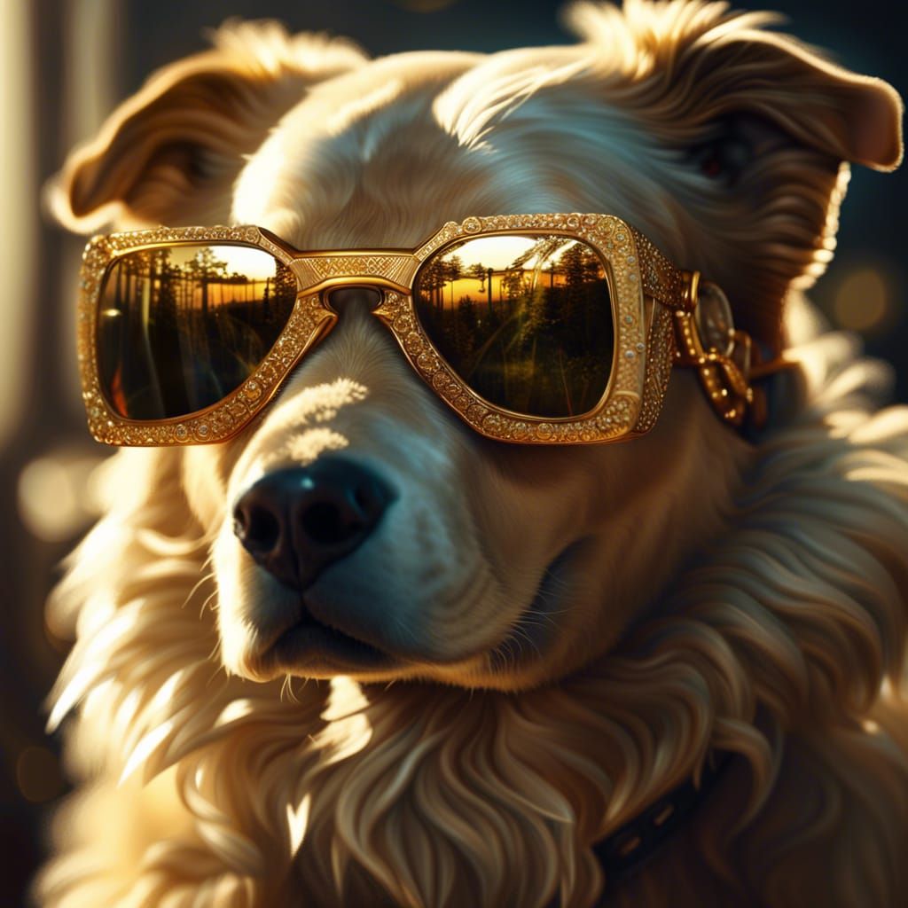 Rich doggy  by @AmmA