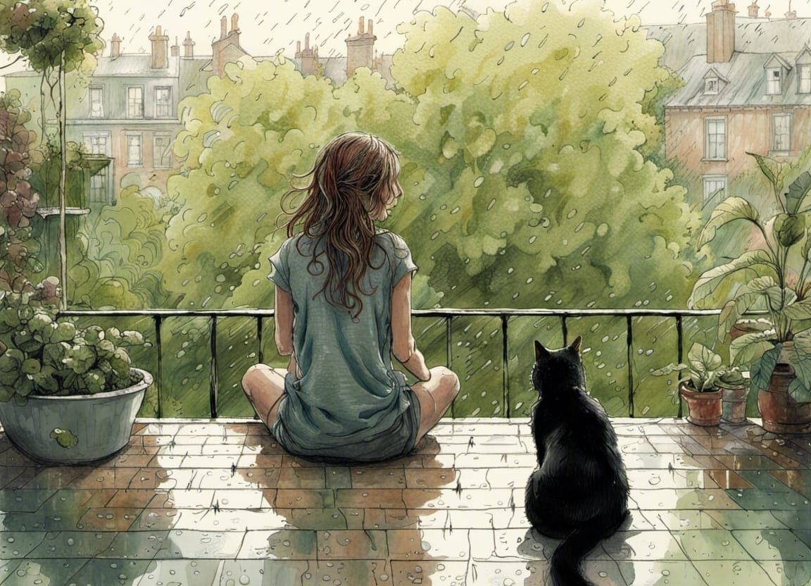 Girl and Bastien   by @Unreality One