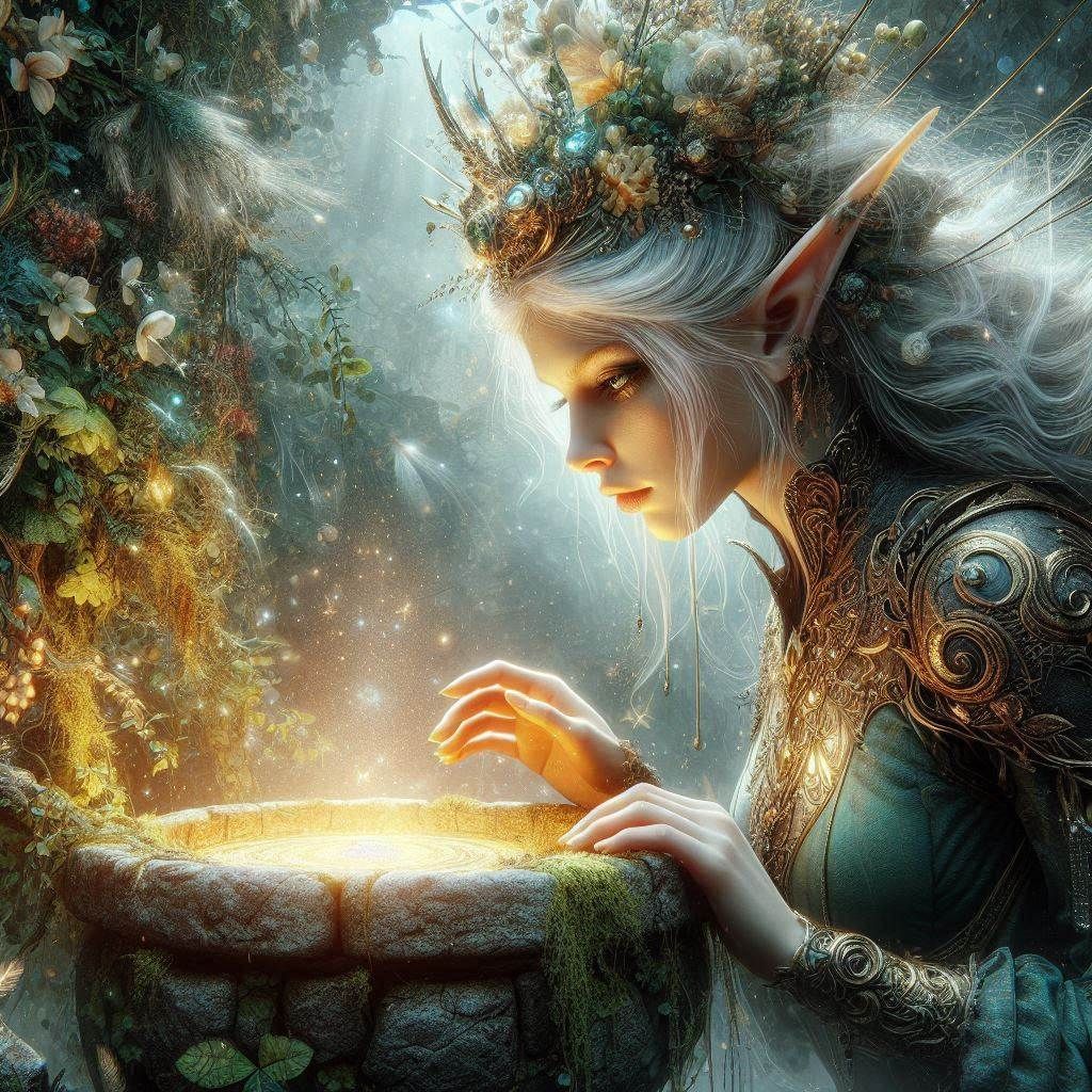 Elf at Magic Well