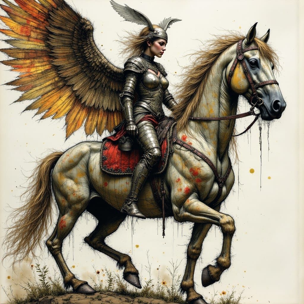 Valkyrie goddess warrior
