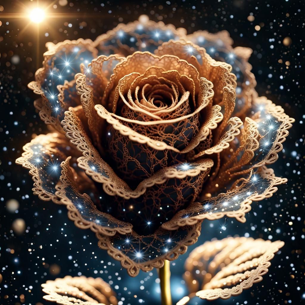 Lace Rose  by @Ruby_Riot