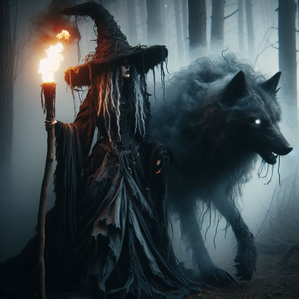 The Witch's Familiar  by @belsghost