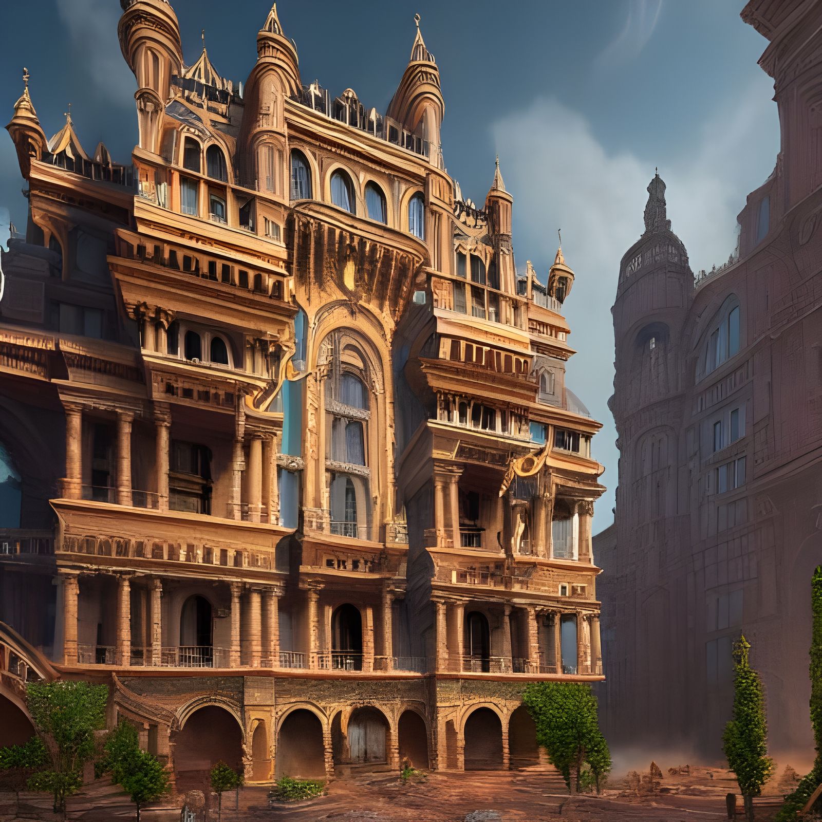 The Palace - AI Generated Artwork - NightCafe Creator