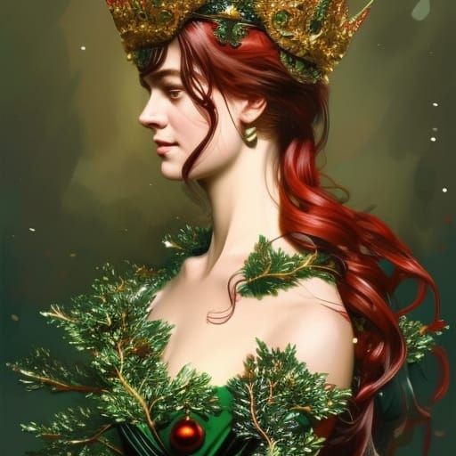 Victorian-christmalady